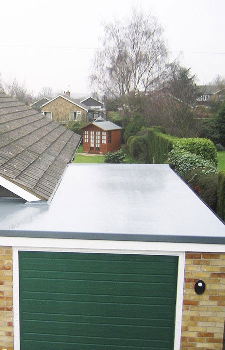 Garage flat roof